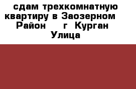 сдам трехкомнатную квартиру в Заозерном  › Район ­   г. Курган › Улица ­  3  МКР › Дом ­ 12 › Этажность дома ­ 10 › Цена ­ 6 000 - Курганская обл., Курган г. Недвижимость » Квартиры аренда   